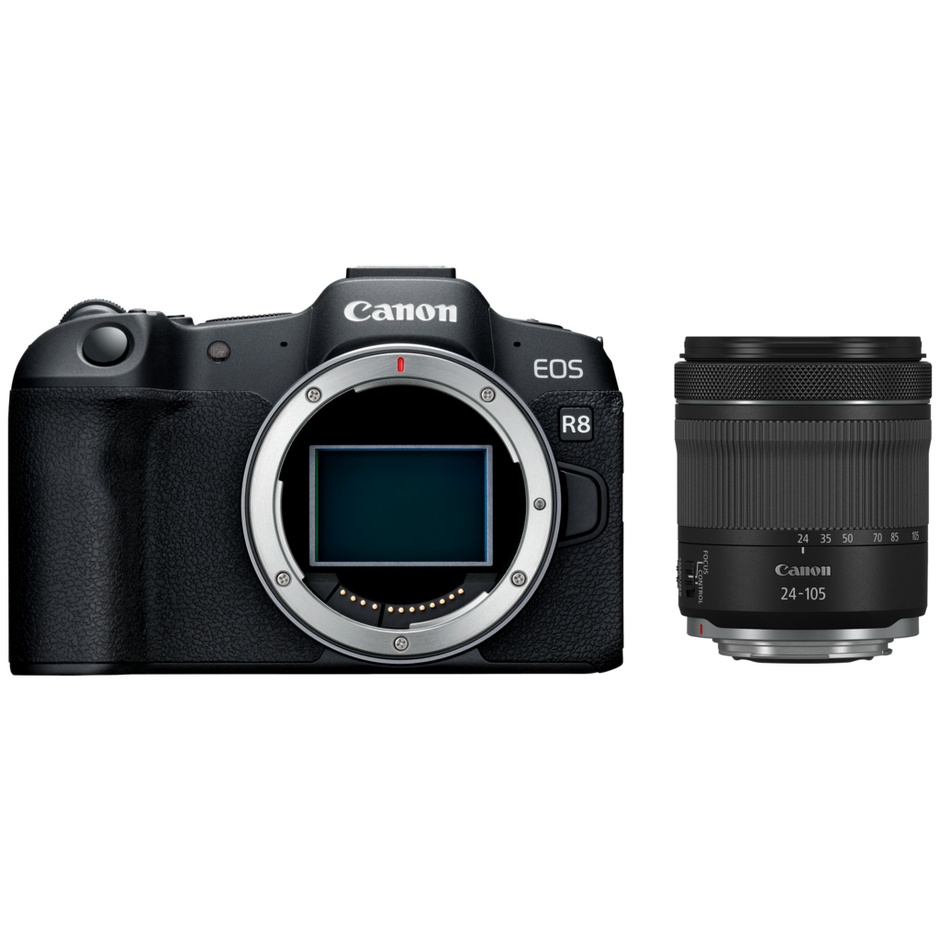 Canon EOS R8 con objetivo RF 24-105mm